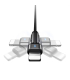 کابل شارژ آیفون یوسمز 1m مدل US-SJ476 U60 BK برند Usams