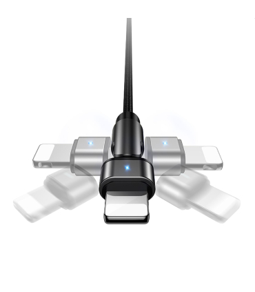 کابل شارژ آیفون یوسمز 1m مدل US-SJ476 U60 BK برند Usams