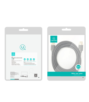 کابل HDMI به HDMI یوسمز 3m مدل US-SJ529 U74 4K BK برند Usams