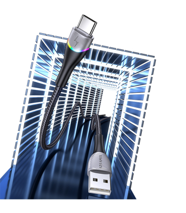 کابل شارژ تایپ سی یوسمز 1.2m مدل US-SJ542 U77  برند Usams