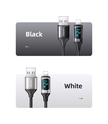 کابل شارژ آیفون یوسمز 1.2m مدل US-SJ543 U78  برند Usams