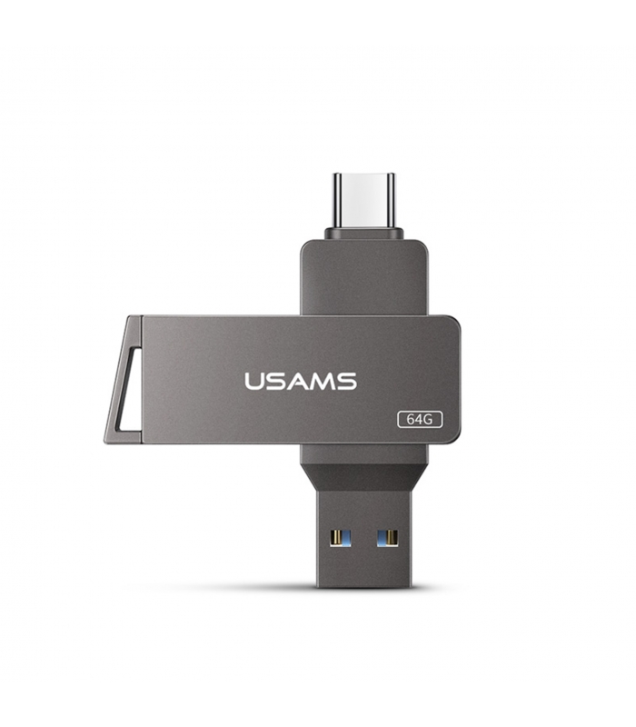 فلش مموری USB 3.0 OTG با ظرفیت 32 گیگابایت برند یوسمز مدل USAMS US-ZB199 OTG USB 3.0 32GB