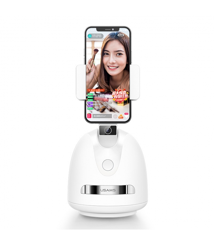 پایه نگهدارنده گوشی با قابلیت تشخیص چهره برند یوسمز مدل USAMS US-ZB239 Smart Face Tracking Phone Holder