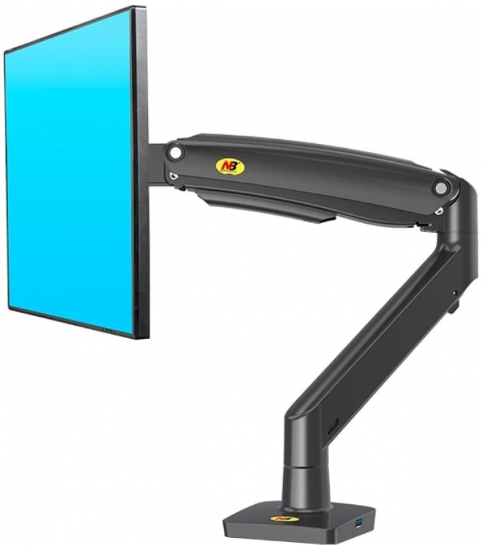 پایه قابل تنظیم مناسب برای مانیتور های 22 تا 35 اینچ Monitor Desktop Bracket Up And Down Lifting Television Bracket F100A Black