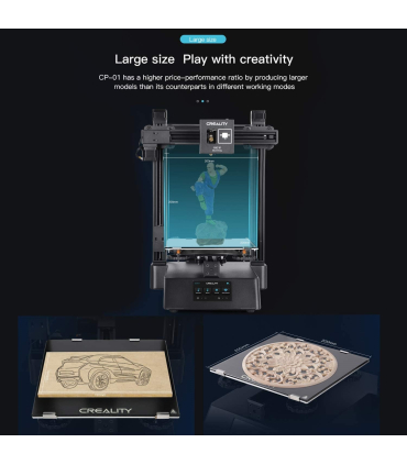 پرینتر سه بعدی کریلیتی مدل CP-01 3 in 1 3D Printer برند Creality 