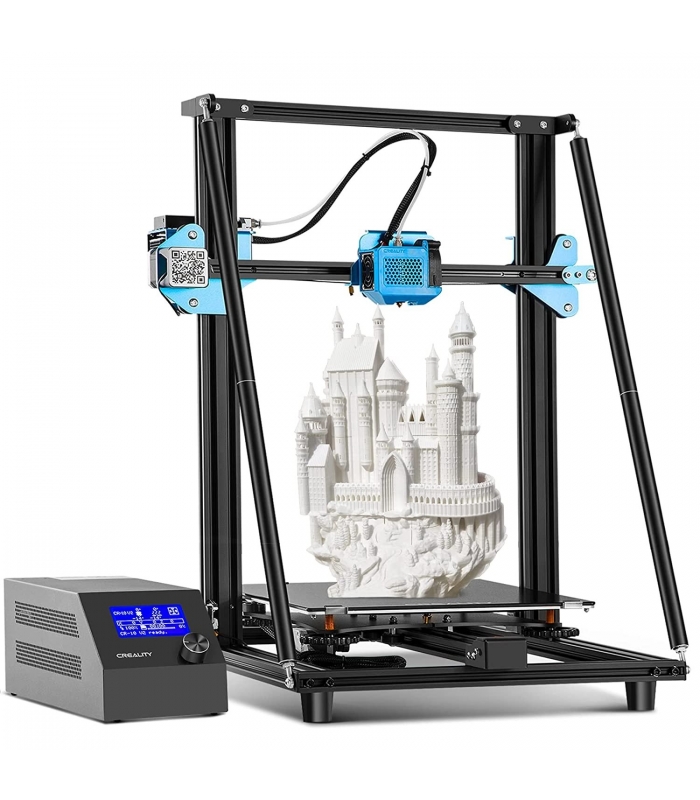 پرینتر 3بعدی مدل CR-10 V2 3D Printer برند Creality | با مادربرد بی صدا | اندازه چاپ بزرگ 300 x 300 x 400 میلی متر