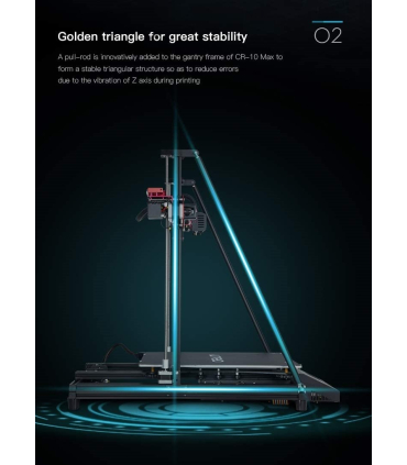 پرینتر سه بعدی کریلیتی مدل CR-10 Max 3D Printer برند Creality