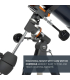 تلسکوپ 130 میلی متری بازتابی برند سلسترون مدل Celestron AstroMaster 130EQ