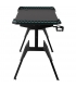 میز گیمینگ 120 سانتی متری با چراغ های LED RGB | نگهدارنده هدفون و لیوان | مدل Thor T1 برند Qube Levin