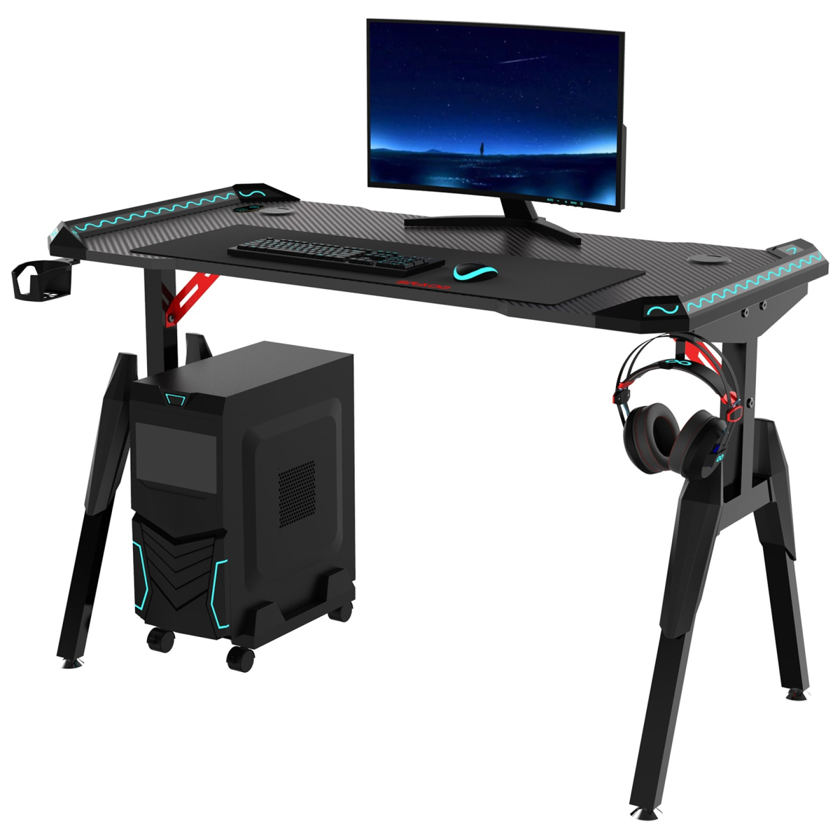 میز گیمینگ کیوب لوین 120 مدل Thor T1 برند Qube Levin