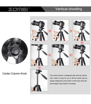 سه پایه دوربین زومیی مدل Q111 برند ZOMEI