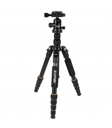 سه پایه زومی دوربین عکاسی مدل ZOMEI Q666 | حداکثر ارتفاع 1620mm | جنس آلومینیوم