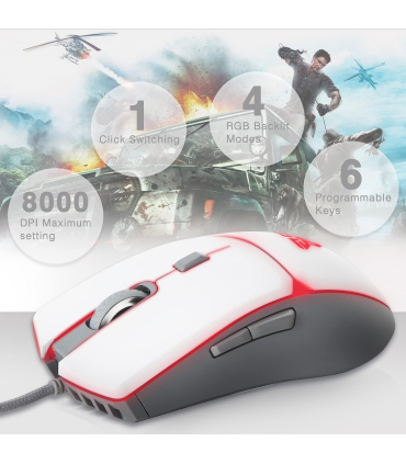 ماوس گیمینگ سیمی فنتک مدل vx7 space edition برند FANTECH