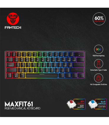 کیبورد گیمینگ فنتک مدل MK857 RGB برند Fantech