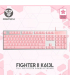 کیبورد گیمینگ فنتک مدل K613L SAKURA EDITION برند FANTECH