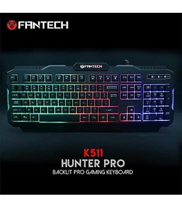باندل گیمینگ فن تک مدل P51 برند Fantech پک کیبورد، ماوس، ماوس پد، هدفون و پایه