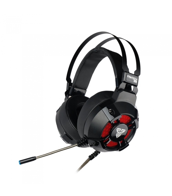 هدفون گیمینگ فن تک مدل FANTECH HG11 CAPTAIN Gaming Headset Noise Cancellation Microphone USB Cable For PC / Laptop