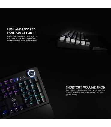 کیبورد گیمینگ فنتک مدل MK853 Max Power RGB برند FANTECH