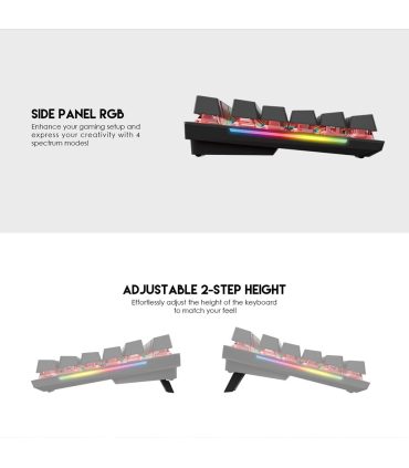 کیبورد گیمینگ فنتک مدل MAXFIT87 MK856 Anti-ghosting برند FANTECH