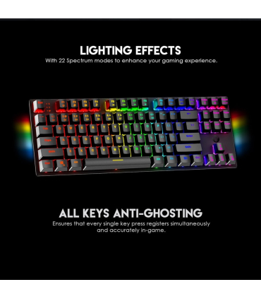 کیبورد گیمینگ فنتک مدل MAXFIT87 MK856 Anti-ghosting برند FANTECH