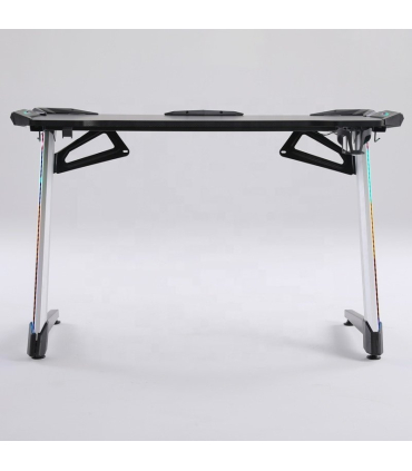 میز گیمینگ ووردرن با پایه های RGB رنگارنگ مدل Z-Shaped برند Vordern