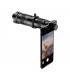 لنز تله فوتو موبایل APL-JS28X برند اپکسل Apexel بزرگنمایی 28 برابر + شاتر و سه پایه | افزایش بزرگنمایی ترکیب با لنز زوم موبایل