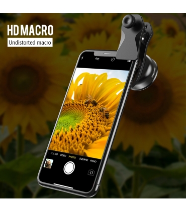 لنز موبایل ماکرو APL-HB100MM برند اپکسل Apexel Universal Smartphone Macro Lens 4K HD Phone Camera Lens