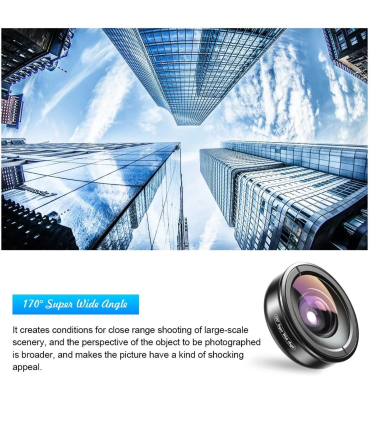 لنز واید موبایل اپکسل مدل APL-HB170 برند APEXEL