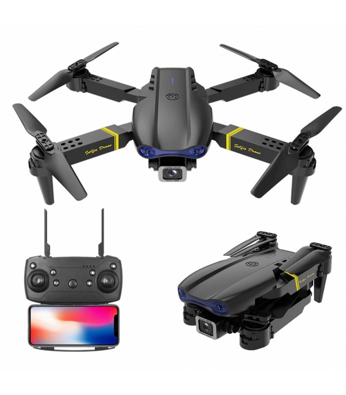 کوادکوپتر مدل Quadcopter GD89-2 همراه با 2 دوربین کیفیت بالا 4K HD | کیف قابل حمل و باطری اضافه | همراه با باطری اضافه