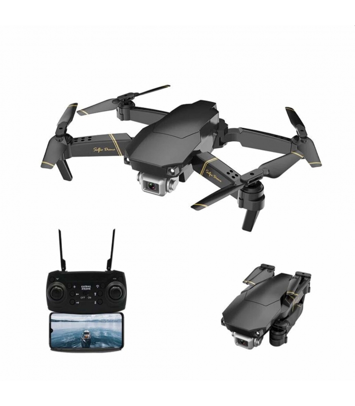 کوادکوپتر مدل Quadcopter GD89 دوربین کیفیت بالا 4K HD | کیف قابل حمل و باطری اضافه | همراه با باطری اضافه