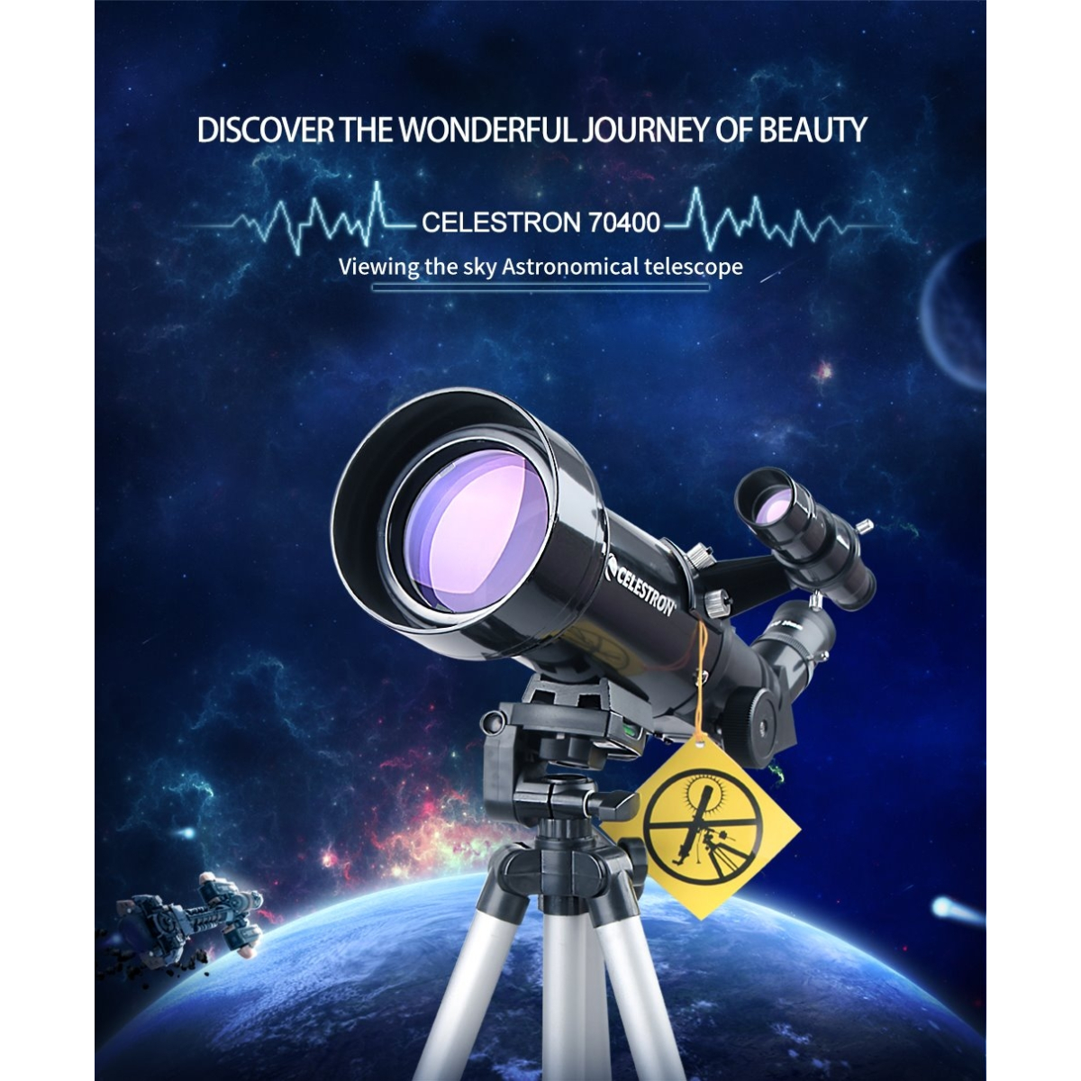 تلسکوپ سلسترون مدل PowerSeeker 70400 برند Celestron