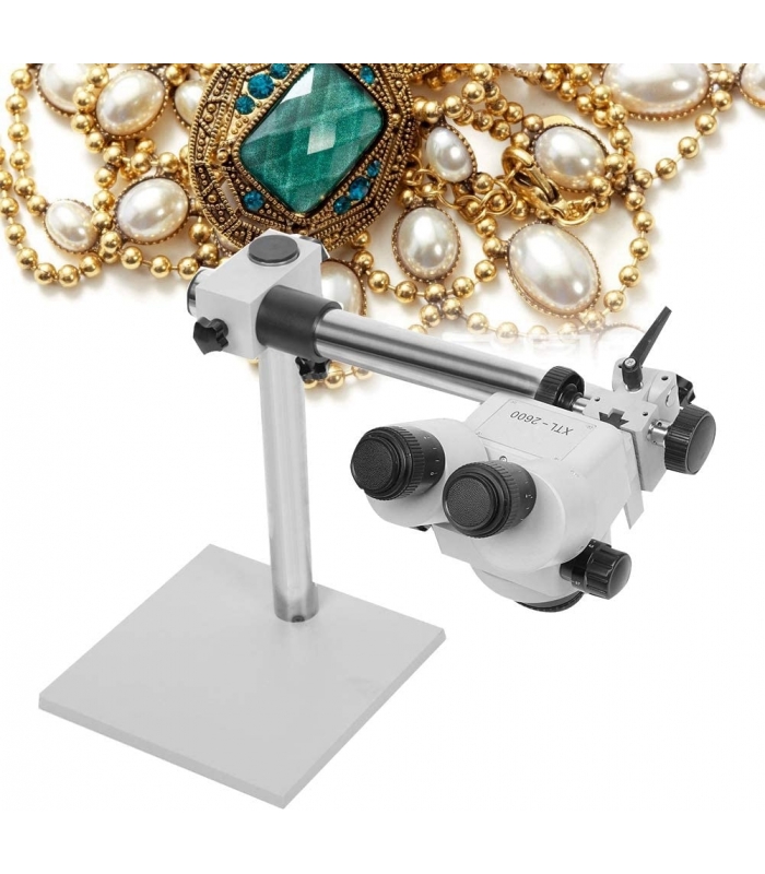 میکروسکوپ حرفه ای جواهرات Professional Microscope Boom-Arm Stand Jewelry Microscope 7X-45X