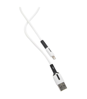 کابل شارژ سیلیکونی آیفون 2m یوسمز مدل US-SJ456 WH برند Usams