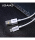 کابل شارژ تایپ سی یوسمز 1m مدل US-SJ285 U23 WH برند Usams