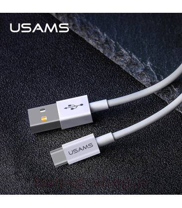 کابل شارژ تایپ سی یوسمز 1m مدل US-SJ285 U23 WH برند Usams