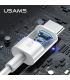 کابل شارژ تایپ سی یوسمز 1m مدل US-SJ285 U23 WH برند Usams