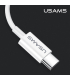 کابل شارژ تایپ سی یوسمز 1m مدل US-SJ285 U23 WH برند Usams