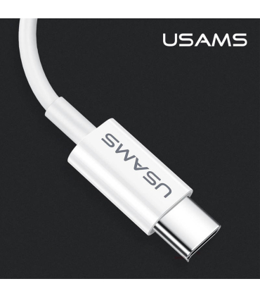 کابل شارژ تایپ سی یوسمز 1m مدل US-SJ285 U23 WH برند Usams