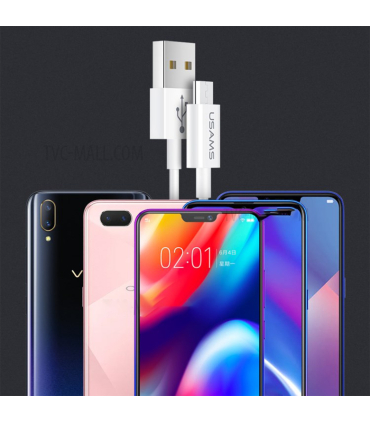 کابل شارژ میکرو یوسمز 1m مدل US-SJ284 U23 WH برند Usams