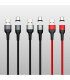 کابل شارژ آیفون یوسمز 1m مدل US-SJ326 U28 GY برند Usams