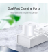 شارژر یوسمز مدل Send-Tu آداپتور T20 و کابل U35 تایپ C برند USAMS