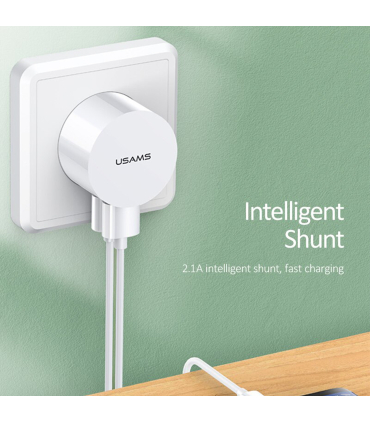 شارژر یوسمز مدل Send-Tu آداپتور T20 و کابل U35 میکرو برند USAMS