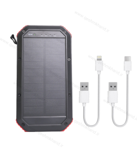 پاوربانک خورشیدی 30000 میلی آمپر ایشاین مدل ES983S برند ESHINE