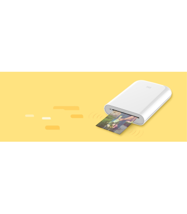 چاپگر عکس قابل حمل 300dpi برند Xiaomi مدل Pocket Mini AR Photo Printer with DIY Share 500 mAh Image Printer Zinc Paper Printer
