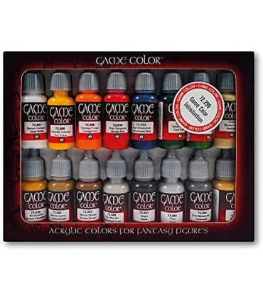 پک 16 عددی رنگ مخصوص ایربراش والجو مدل Game Color Intro Set VJ72299برند Vallejo