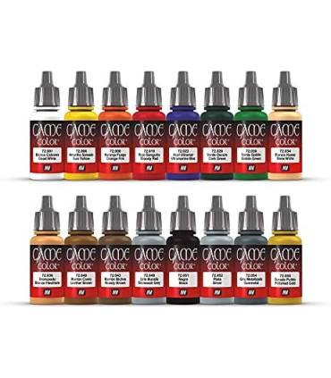 پک 16 عددی رنگ مخصوص ایربراش والجو مدل Game Color Intro Set VJ72299برند Vallejo