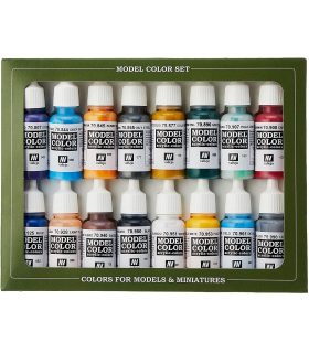 پک 16 عددی رنگ مخصوص ایربراش والجو مدل American Civil War Acrylic Paint Set 70111 برند Vallejo