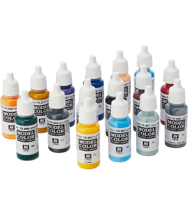 پک 16 عددی رنگ مخصوص ایربراش والجو مدل American Civil War Acrylic Paint Set 70111 برند Vallejo