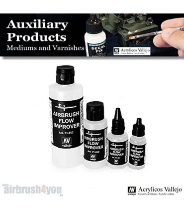 بهبود دهنده جریان مخصوص ایربراش والجو مدل 200ML Airbrush Flow Improver VJ71562  برند Vallejo