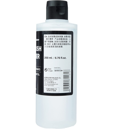 تینر مخصوص ایربراش والجو مدل Airbrush Thinner VJ71161 200ml برند Vallejo